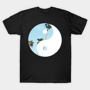 Palm tree yin yang whatevaah T-Shirt